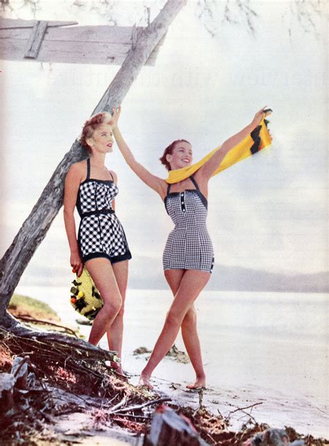 1950s bathing suit models|retro 1950s ladies swimsuits.